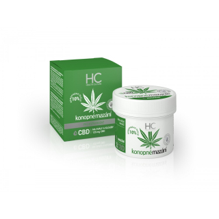 Konopné mazání s 10% konopného oleje s CBD 125 ml